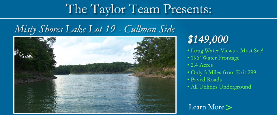 Misty Shores Lot 19 For Sale Smith Lake