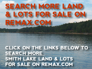 Search Remax land and lots for sale on Smith Lake
